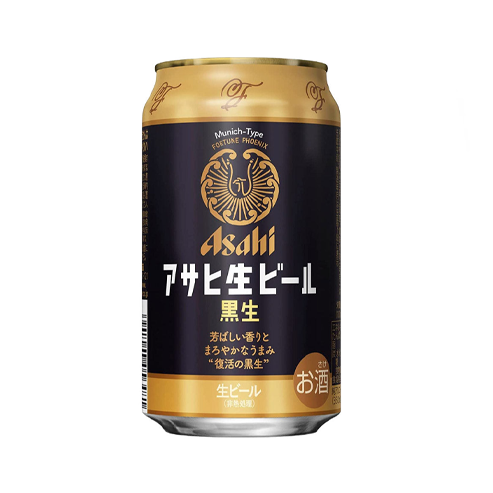 Asahi Black アサヒ生ビール 黒生 350ml