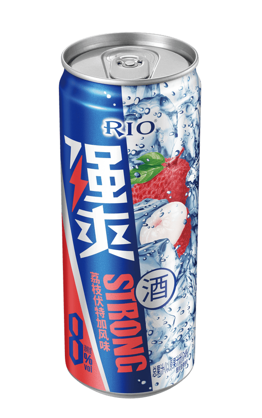 RIO Strong Lychee Vodka RTD Cocktail 强爽 狀元紅荔枝风味