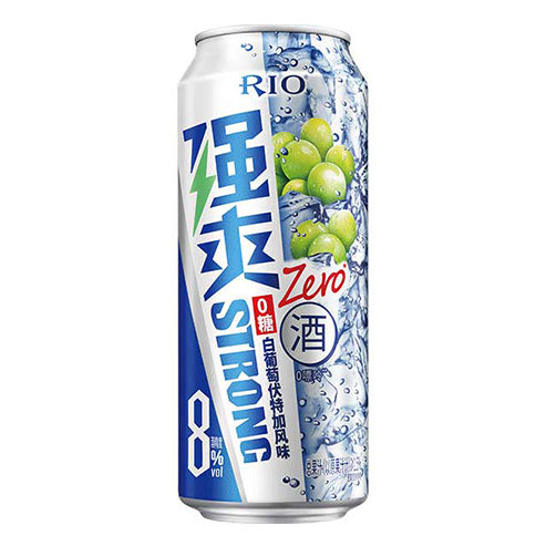 RIO Strong Sugar Free Green Grape Vodka RTD Cocktail 强爽0糖 翡翠白葡萄特加风味