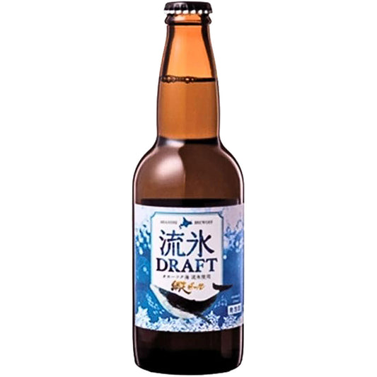 Abashiri Ice Drift Draft Beer 網走の流氷をイメージしたオホ