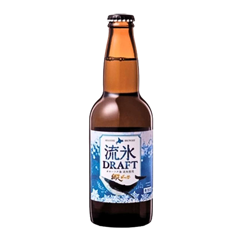 Abashiri Ice Drift Draft Beer 網走の流氷をイメージしたオホ