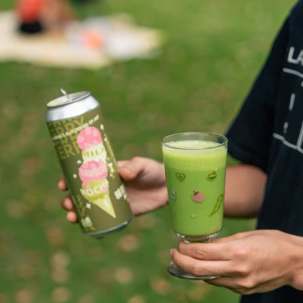 SHENG’S Milky Strawberry Matcha Puree Cider