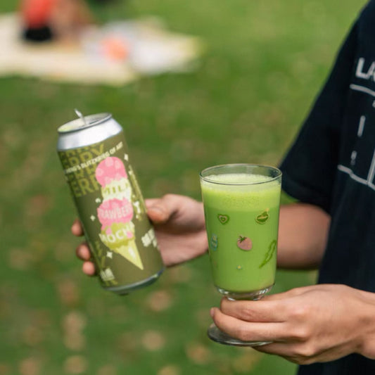SHENG’S Milky Strawberry Matcha Puree Cider