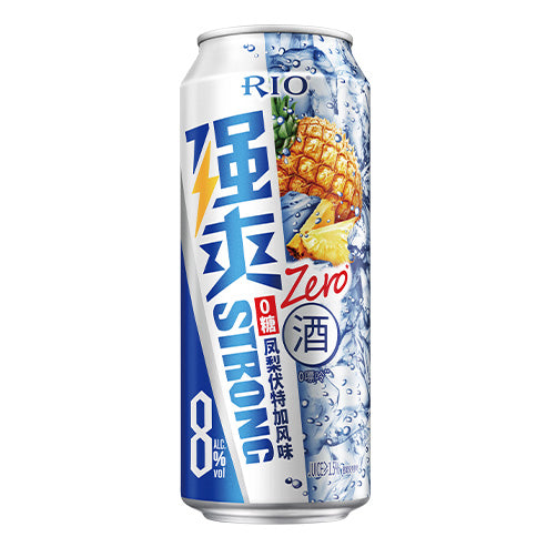 RIO STRONG Zero Sugar Pineapple Vodka RTD Cocktail