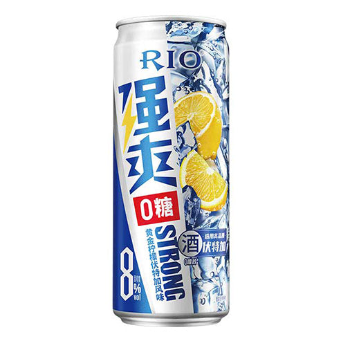 RIO STRONG Zero Sugar Lemon Vodka RTD Cocktail