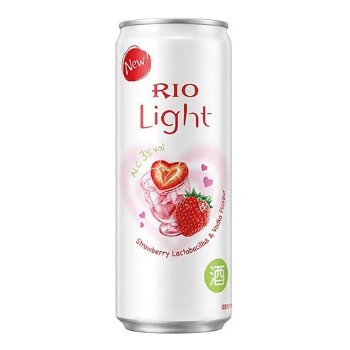 RIO LIGHT Strawberry & Yoghurt Vodka RTD Cocktail