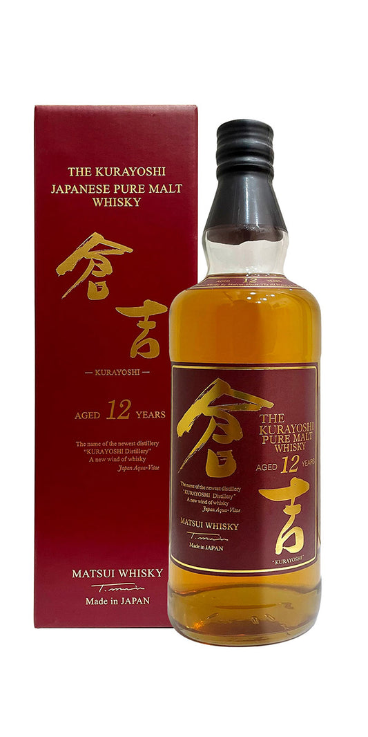 THE KURAYOSHI Japanese Pure Malt Aged 12 Years Whisky