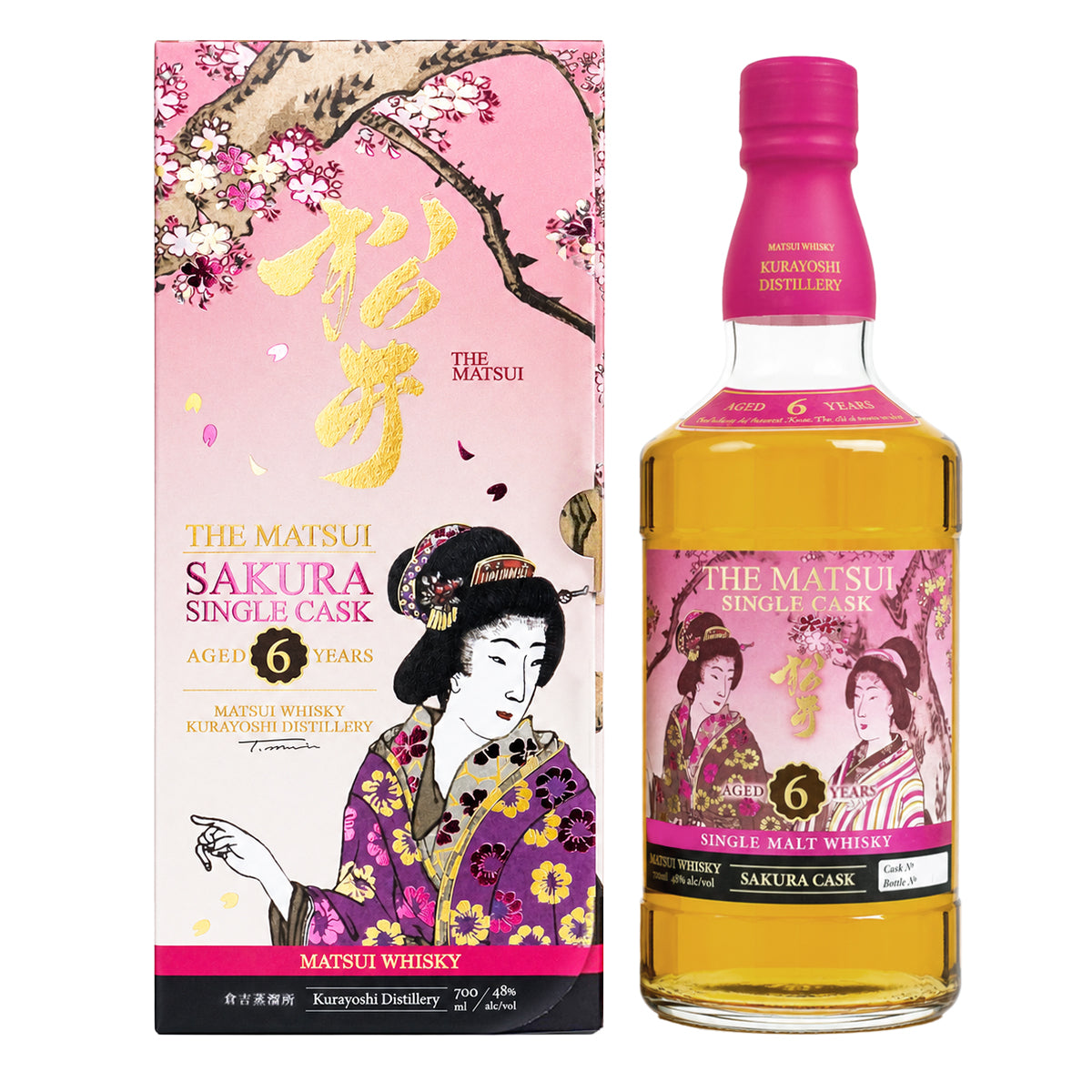 Matsui Single Malt Whisky The Matsui Sakura Single Cask 6 Years