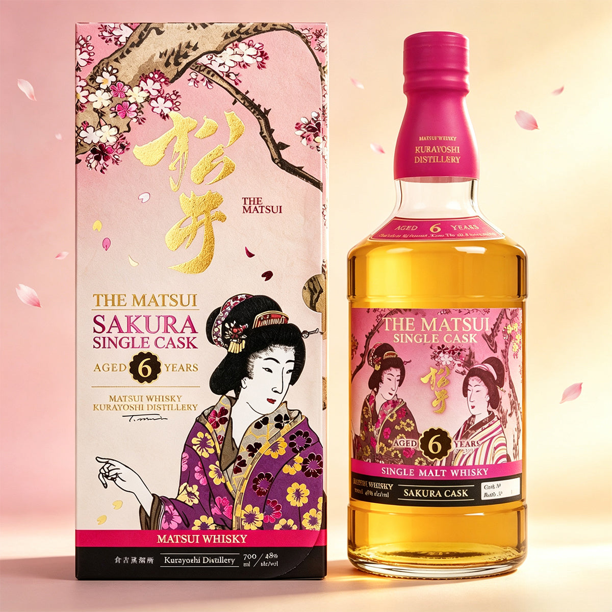 Matsui Single Malt Whisky The Matsui Sakura Single Cask 6 Years