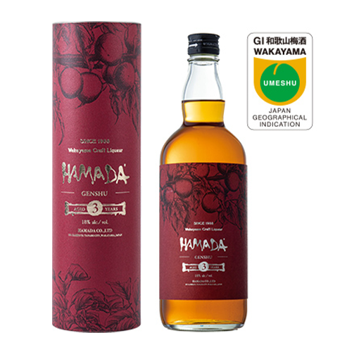 Authentic Umeshu HAMADA Red Label 3-year aged 720ml 3年熟成