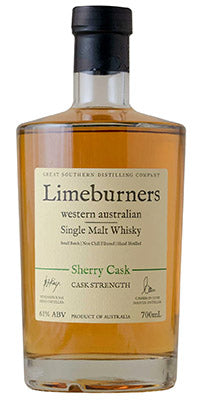 LIMEBURNERS SINGLE MALT WHISKY SHERRY CASK STRENGTH 61%